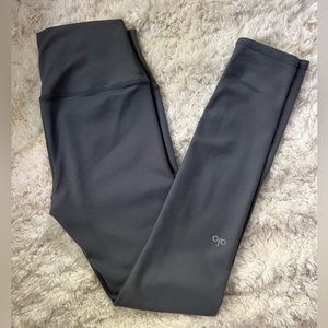 Alo Yoga Small 7/8 High-Waist Legging -Steel Gray